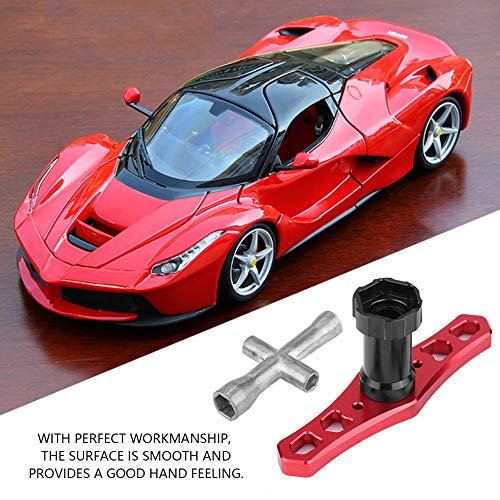 17mm Wheel Nut Socket Wrench Tool M2, M2.5, M3, M4 Hex sleutel voor RC auto/vliegtuig, Zoals getoond in de foto