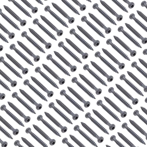 Houtschroefjes, 5mm x 50mm TORX, Semi-Round Head, C4 Corrosiebescherming, Zelfboren, Roestvrij staal, Gegalvaniseerd, voor buiten, Dekking, Scherm, Buitenhoutschroeven 5x50mm - Verpakking van 250 5