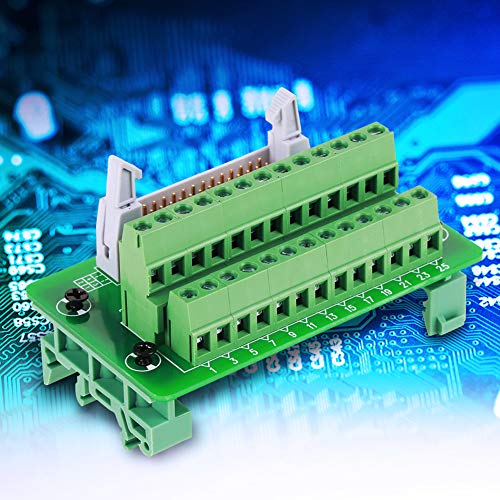 IDC-26P DIN Rail 26 Pin 5mm Transfer Terminal Blok horen mannelijke terminal bestuur met beugel 3