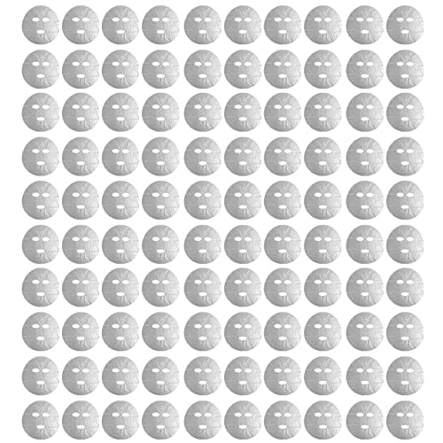 100 st. Huidverzorging DIY gezicht Plastic comprimeren Masker gezicht masker DIY Cosmetisch gezichtsverzorgingsmasker 5