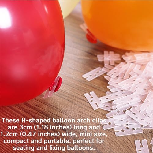 200st Ballon Clasps, Herbruikbare ballongesp, ballongesp, snelle release voor bruiloft, verjaardagsfeest 3