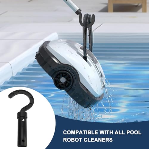 2 st Robot Zwembad Cleaner Hook, Zwembad Hooks voor Polen ABS Algemeen Zwembad Stofzuiger Robot Telescopische Pole Hook Accessoires Hook voor Robot Zwembad Cleaner