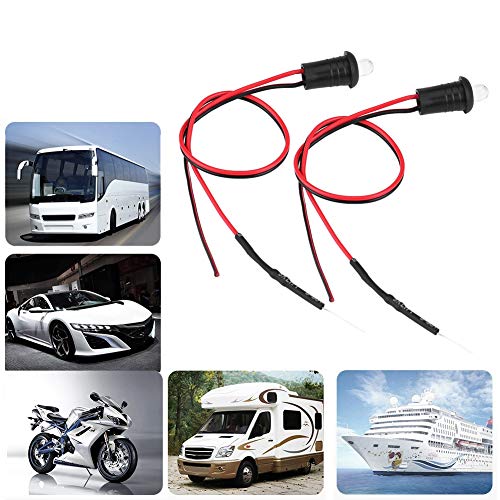 Indicator Light 1 Pair DC 12V LED Light Machine Flashing Light Alarm Montage op Dashboard 3