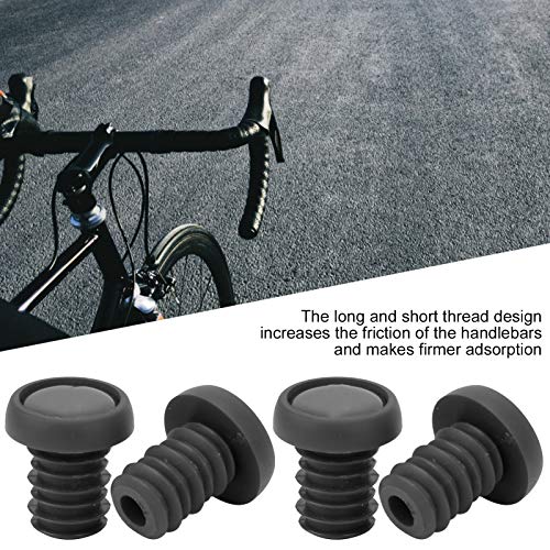 4 st Fietsen handvat, stuur, Fietsen einde kappen End Caps voor BMX MTB Mountain Bike Black 22m m 3