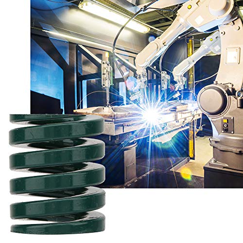 2 st OD 10mm ID 5mm Heavy Load Mold Die Spring, Heavy Load Green Mold Pressure Spring, Compression Mold Die Spring for Stamping Metal Dies (TH25*50mm)