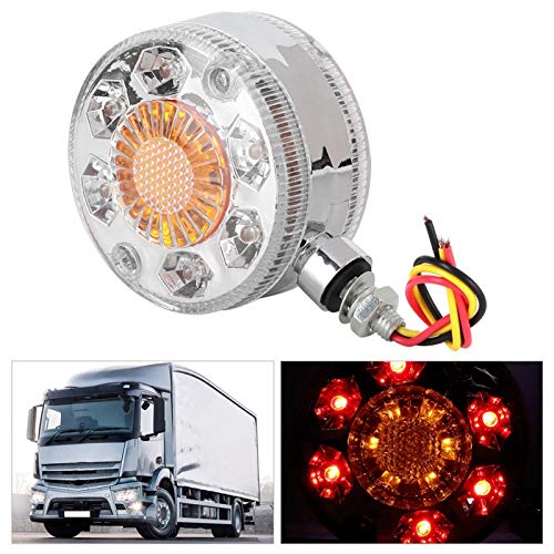 24V LED zijmarkeringsspiegel lichttrood geel voor vluchtwagen LKW 5