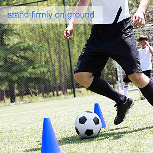 Marker Cone, Voetbal, Traffic Cone, Training Cone, 10 stuks, Voetbalkon, Voetbal, Sport, Training, Cone Marker, Plastic Marker Holder voor kinderen en volwassenen, Snelheid, Behendigheid 3
