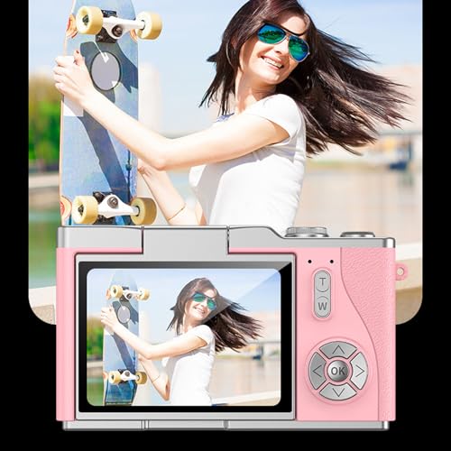 Digitale Fotografie Camera 1080p 48mp 2.4 Inch HD Display 8x Elektronische Zoom Video Camera voor Outdoor Fotografie (Roseate) 3
