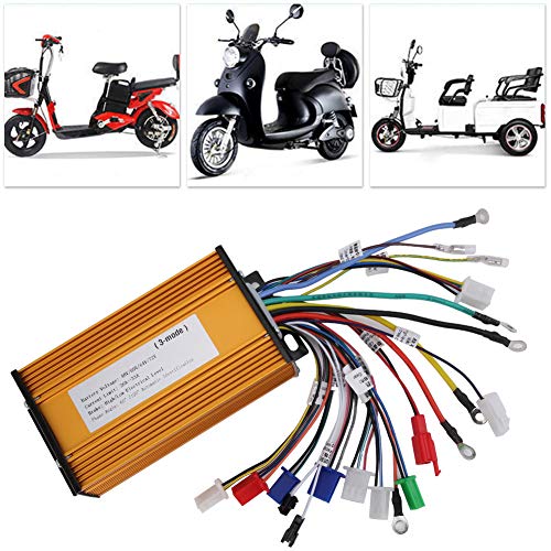 E-Bike Borstelloze Snelheid Motor Controller 12 Tube Drie-Mode Sinusoïde voor elektrische Scooter 48V 60V 64V 72V 1000W-1500W Fietsborstelloze controller Kit