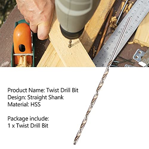 Walfrontspiraalboor, extra draaiboor, lengte 160 mm, boorgereedschap voor hout (4 mm) 3