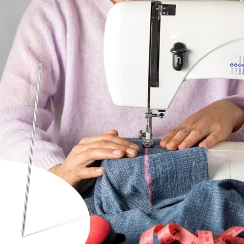 6 inch lange naainaalden, grote naainaalden, professionele meubelnaald, gemakkelijk te draad, 3 mm dik, voor thuis, leer, Tapestry, Borduren, Tapijt, DIY 5