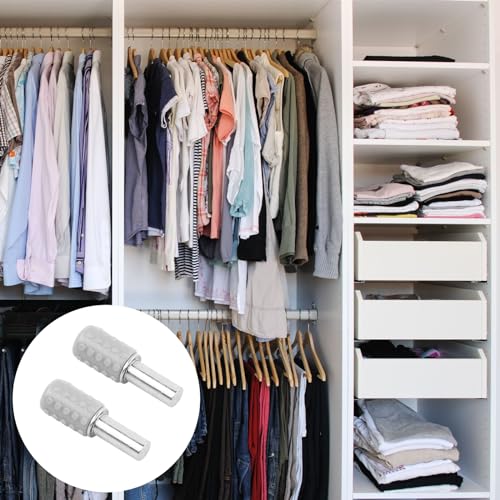 Verpakking van 50 Shelf Racks, 5 x 25 mm Shelf Support Pennen, Plaats Shelf Holder met Non-Slip Rubber Cap, Shelf Holder, Shelf Holder, Kabinet, Boekenkast, Plankenrek voor houten vloeren 5