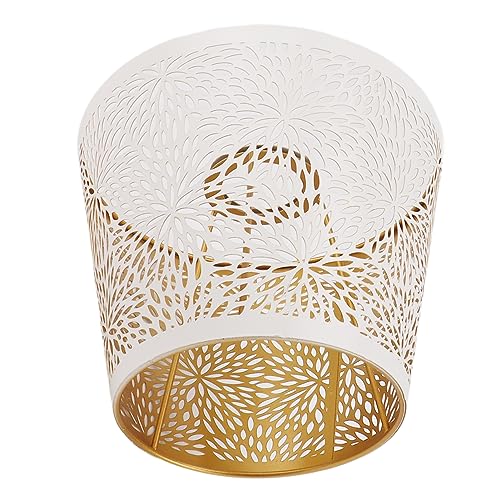 Lampschade, Gekerfde Bloemen Lampenhoes, Duurzaam Wit, Woonkamer 4