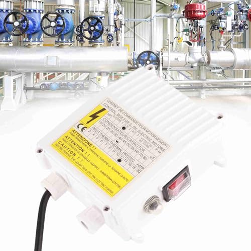 Huishoudelijke pomp controle doos onderdompelbare pomp Zuig Diepe bron pomp controller Bulit in thermische bescherming Circuit Breaker (1100W EU-plug 220V)