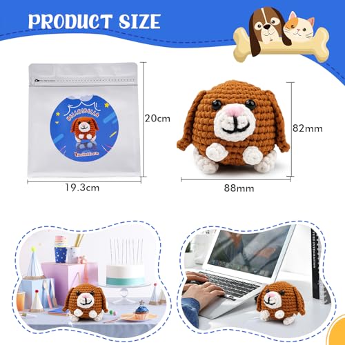 Beginner Bella haak Kit Complete Amigurumi Starter set met stap-voor-stap Video Tutorials Gift 5