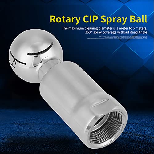 Roterende Spray Bal voor het reinigen van de CIP Tank - 3/4 Inch Vrouwelijke Net, Roestvrij staal, Zelfreinigend en Zelf-smeerbaar ontwerp 4