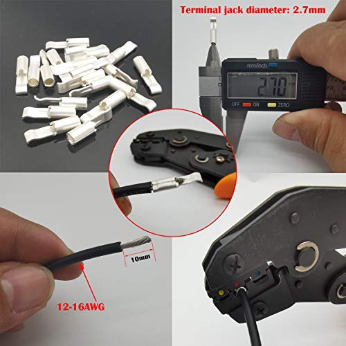 Stroomplug, snel loskoppelbaar, 30 A, 600 V, met stekker, rood/zwart, 20 stuks 3