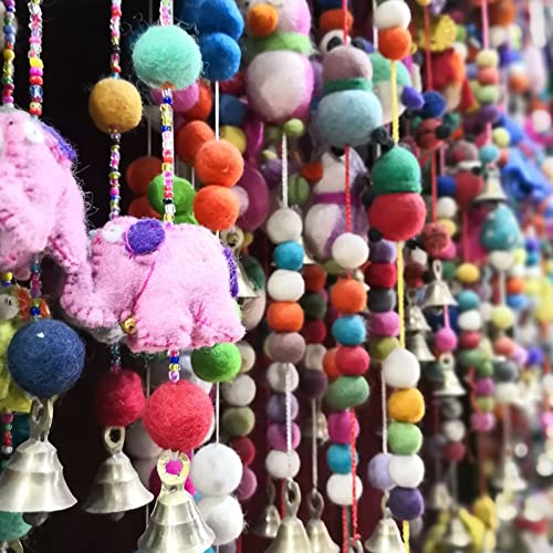 Verpakking van 50 kleurrijke viltballen Wol Viltkralen 20mm Vilt Pom Poms voor ambachten DIY Creatieve ambachten 5