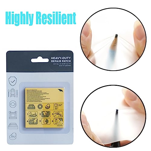 20Stuks Waterdicht Transparant Reparatie Sticker Reparatie Patches Reparatie Sticker Zelfklevende voor Tent Opblaasbare boot Zwemmen Ring Air Mattress 5