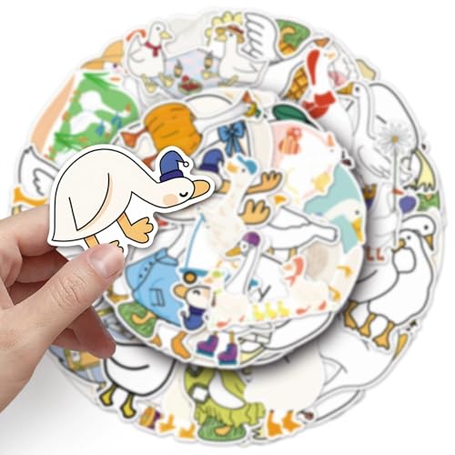 Goose Stickers voor tieners en volwassenen, Pack van 50, Goose Waterproof Vinyl Stickers Set, Auto, Motorfiets, Fiets, Skateboard, Snowboard, Bagage, Laptop, Koffer, Helm, Motorfiets, Computer 3