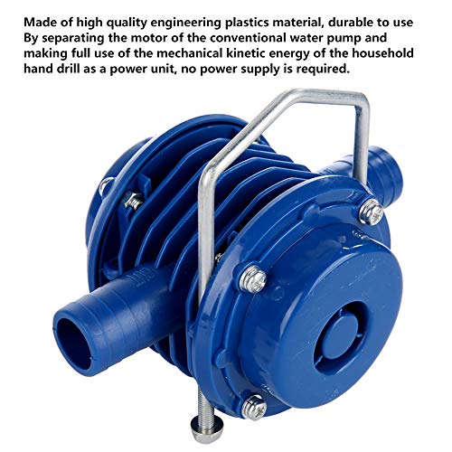 Boorpomp J137 Hand elektrische boorpomp voor waterbatterij Boorwaterpomp Boorwaterpomp Mini Zelf-Priming Hand Boorpomp voor thuis en tuin 5