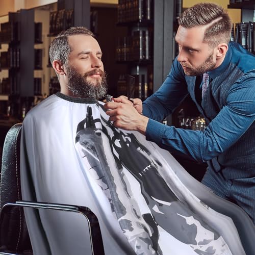 Kapper Cape, 160 x 140 cm, Waterdichte Kapper, Verstelbare Kapper, Kapper Cape, Salon Accessoires, voor Vrouwen en Mannen
