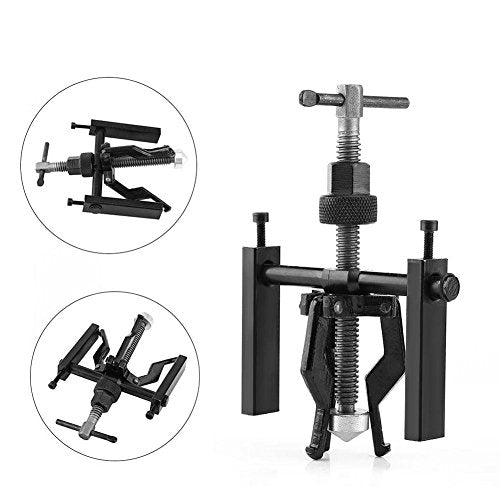 3 Jaw Universial Bearing Puller Gear Extractor, Carbon Steel 3-Jaw Pilot Inner Bearing Puller Tool Kit Heavy Duty Automotive Manual Machine Extractor Handgereedschappen