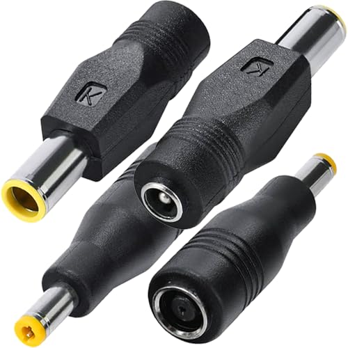 DC 7909 stekker naar DC bus 5,5 mm x 2,1 mm en DC 7909 bus naar DC 5,5 mm x 2,1 mm stekker (4 stuks)