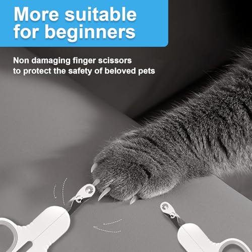 Klauw schaar Cat Claw Clippers Veilig Roestvrij staal, Hondenklauwen en Cat Claws Clippers voor honden, Katten Nagelschaar, Nagelclippers Kat voor Puppies, Konijnen en Guinee Varkens 5