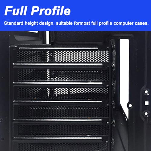 PCI Lock Covers, PCI Hard Steel Lock Cover, Stoffilterhouder, Computer Behuizing Uitbreiding Blanco plaat met Schroevendraaier, Schroevendraaier Schroeven (20 PCS) 5