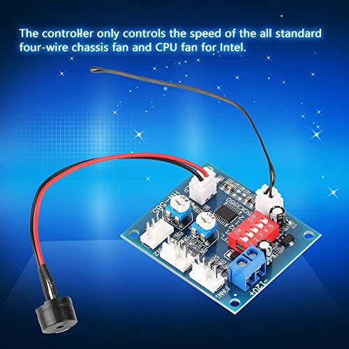 PWM Driver Module, DC 12V 4 Wire PWM Fan Speed Controller Regulator Module voor PC