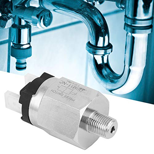 Regelbare luchtdrukschakelaar NC-schakelaar QPM11-NC G1/8 inch AC 48 VAC/DC 0.02~0.1 Mpa luchtdruk instelbaar 3