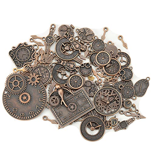 Steampunk metaal Gear Set klok Vintage Steampunk metalen hanger voor DIY Sieraden metaal geen edelsteen