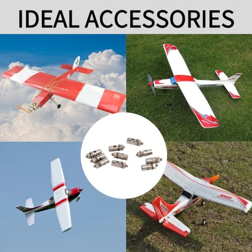 Servo Push Rod Connector, 10Scs/Set 1.3mm Servo Push Rod Connector Verstelbare Duwstang Connector Clutch Stopper 5