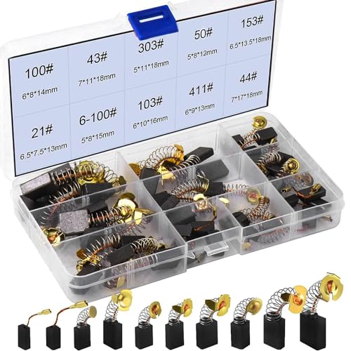 30st 10 maten elektrisch gereedschap koolstof borstels vervanging