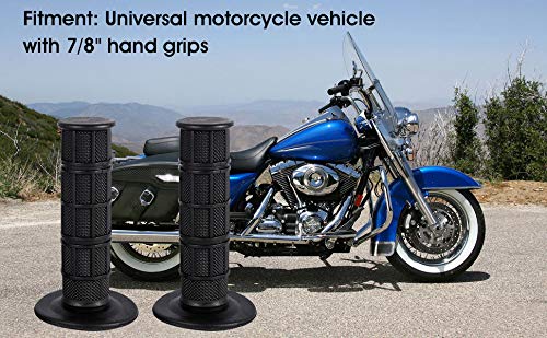 7/8" Motorhandgreep Grips non-slip Motorhandgrepen Motorfiets handgreep Bar handgrepen 22mm Siliconen zacht voor Pit Dirt Bike Andere interieur accessoires