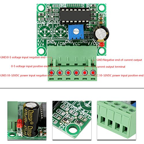 0-5V naar 4-20MA spanning naar huidige Transformer Module V/I Signaalconversie Module V/I Converter Analoge uitvoerkaart 4