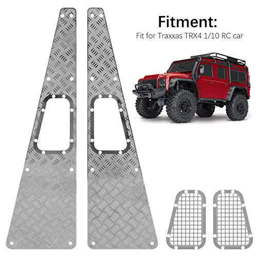1/10 Schaal Metalen Skid Plate Sides Simulatie Accessoires Geschikt voor Traxxas RC Model Auto's
