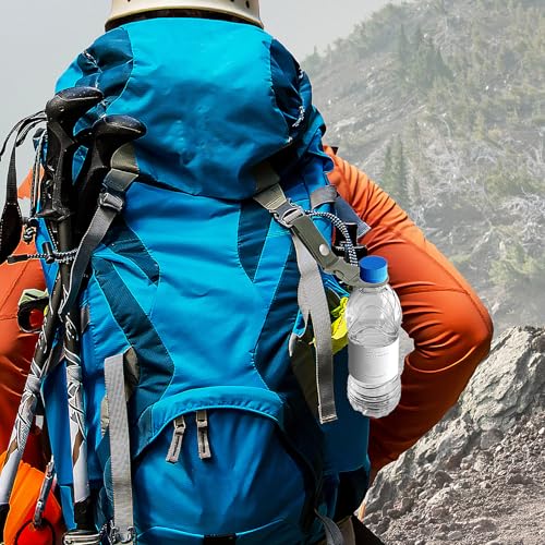 4 Pack Nylon Waterfleshouder Clip, Rugzakhouder Haak, Karabiner Strap Outdoor Water Bottle Buckles voor Camping Wandelen Reizen Vissen