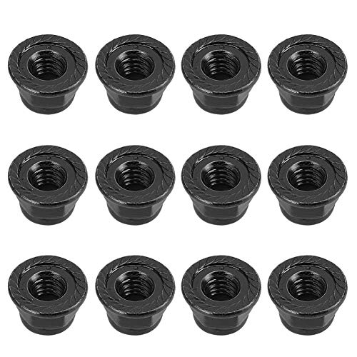12PCS 4mm Anti-slip wiel slot Nut onderdelen geschikt voor Axial Traxxas SCX10 1/10 RC Model Car(zwart)