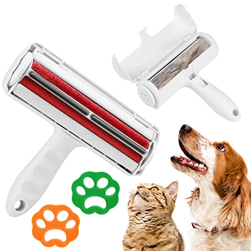 Haarborstel, katten, honden, Magic Roll, Anti-Hair, Magic Brush voor het verwijderen van magisch haar, Pet Hair Roll, Epilator (2 x Kleding Epilator voor wasmachine)