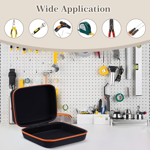 Kleine draagbare gereedschapszak, zwart, EVA, 27cm/33cm, hangend riemrits gereedschapsset, multifunctionele draagbare gereedschapszak (27 x 22 x 7 cm) 4