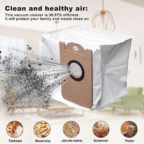 9 Pack lekvrije speciale grote capaciteit stofzakken voor Proscenic M7 Pro M7 Max Stofzuiger accessoire 3