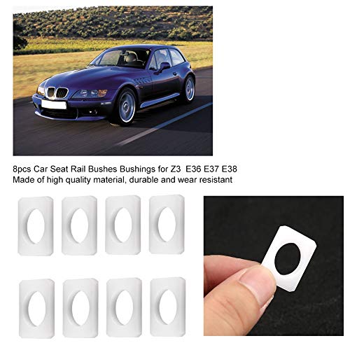 8 stuks Car Seat Rail Bushings voor Z3 E36 E37 E38, duurzaam en draagbestendig, reparatiekit voor gemeenschappelijke stoel fouten, geschikt voor alle Z3 modellen, professionele productie