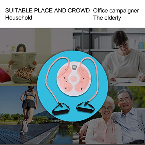 Twist Waist Balance Board, Fitness Twist Disc met touw voor Waist en Hip Oefeningen Multifunctionele Twister Body Massage Boards 5