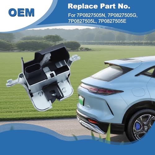 Kofferbakslot, achterklep kopferbak, kofferdeksel behandelingsdeksel 7P0827505N Fit Sharan Touareg Alhambra 7P0827505G 5