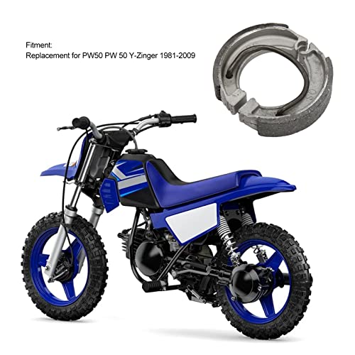 2 Stuks Set Motorfiets Achterremschoenen, Remschoten met Hoge Sterkte Vervangen voor PW50 PW 50 YZinger 1981-2009 3