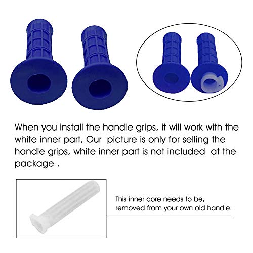 7/8" Motorhandgreep Grips non-slip Motorhandgrepen Motorfiets handgreep Bar Handgrepen 22mm Siliconen zacht voor Pit Dirt Bike 5