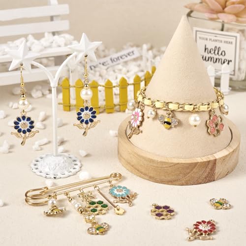 Kleurrijke Legering Emaill Goud Vergulde Hangers voor sieraden oorbellen armbanden ambachtelijke Legering maken