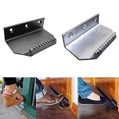 Handen-vrij voetbediende deuropener, veilige contactloze voetopener Geen Touch Foot, volledige deuropener voor afsluitbare deur, elke deur, badkamer, restaurant (zwart) 4